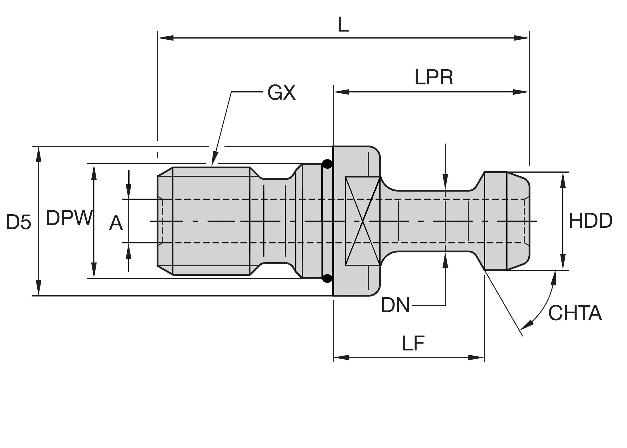 Dragtapp JIS B 6339 med 7.0mm