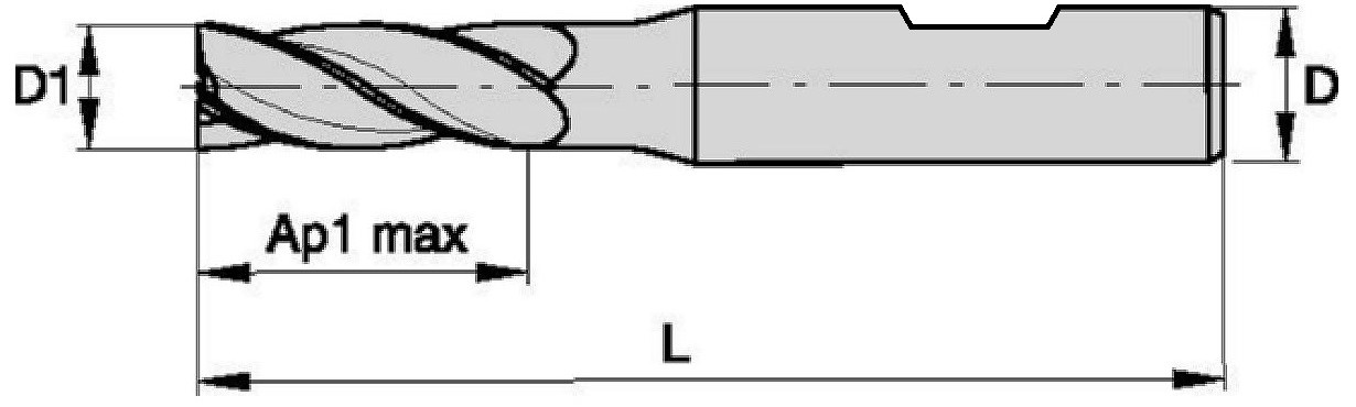 PINNFRÄS 12MM AP:26 FAS WD
