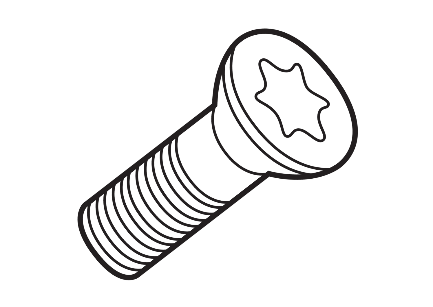 TAPERED HEAD SCREW TORX M3.0X0.5