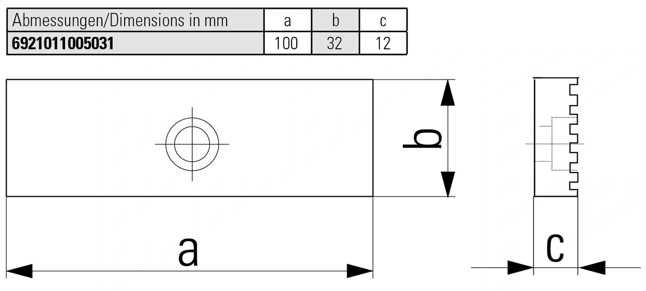 Serrated Jaws (pair)
