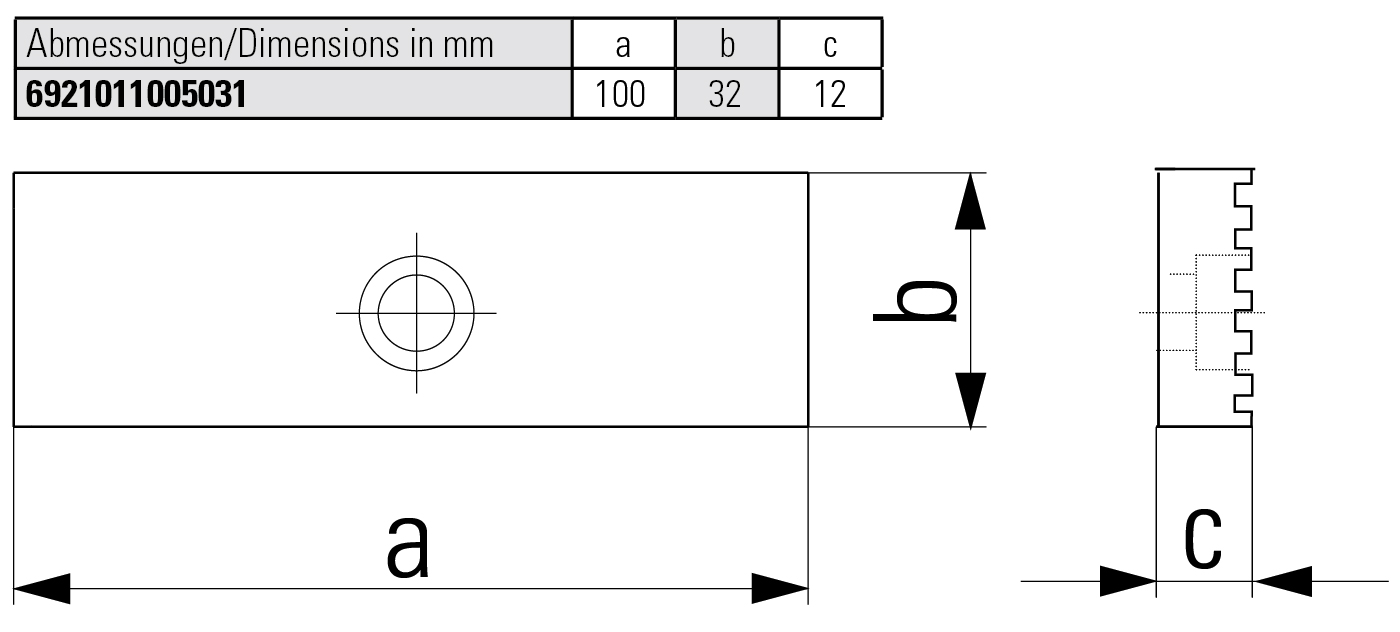 Serrated Jaws (pair)