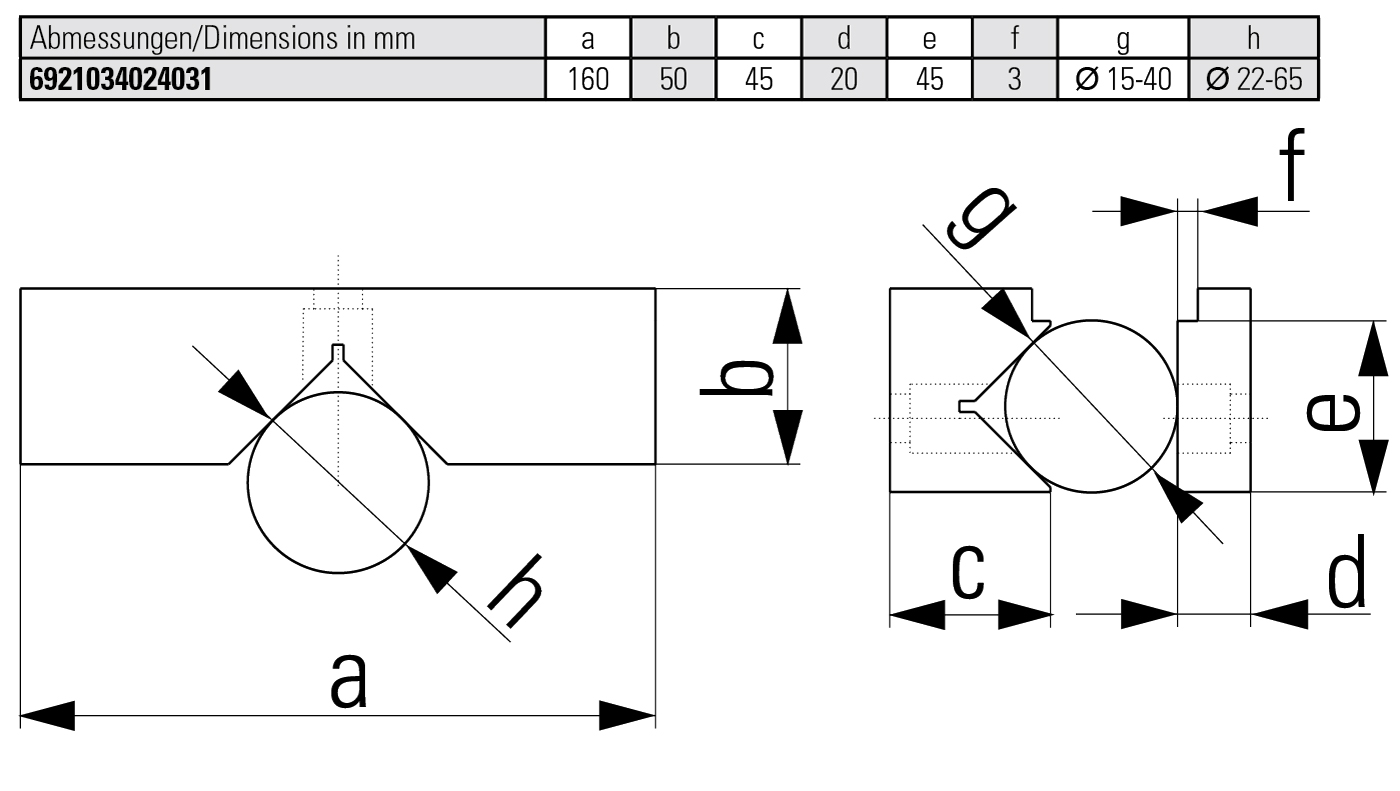 Prismatic jaws (set)