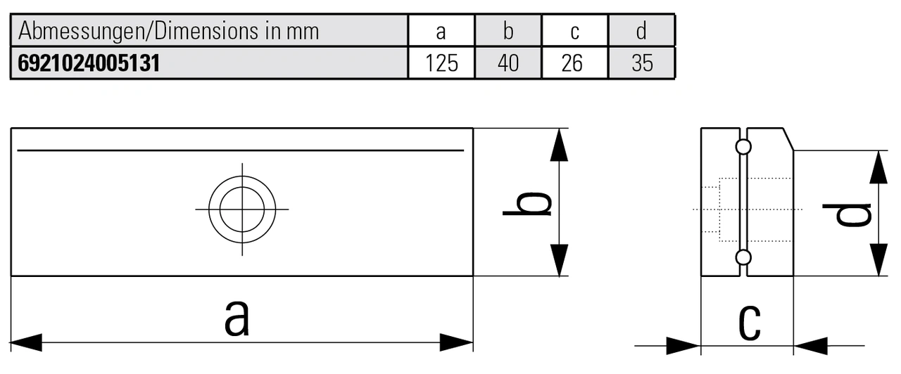 Roller pull-down jaws (pair)