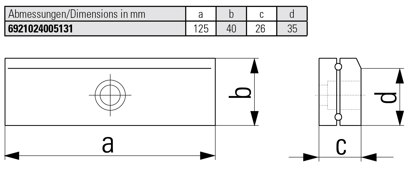 Roller pull-down jaws (pair)