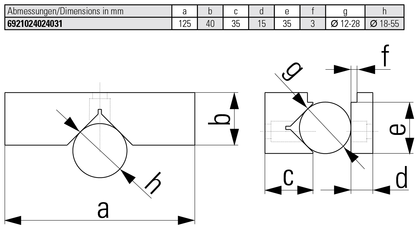 Prismatic jaws (set)