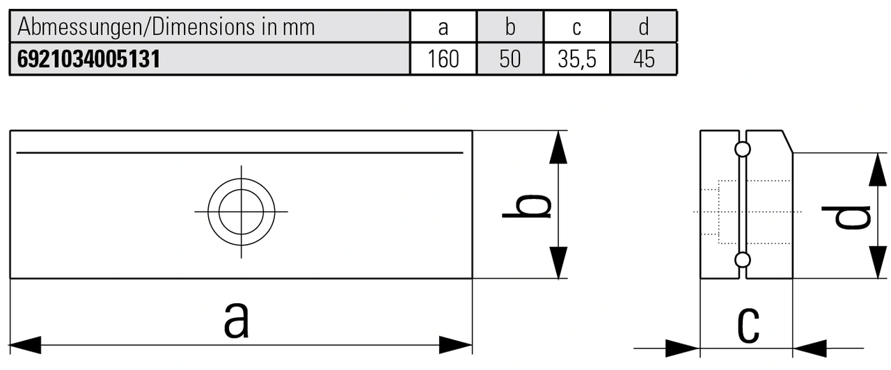 Roller pull-down jaws (pair)