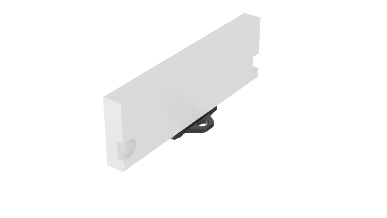 Stopper plate 40, 9 mm for movable jaw with Click system