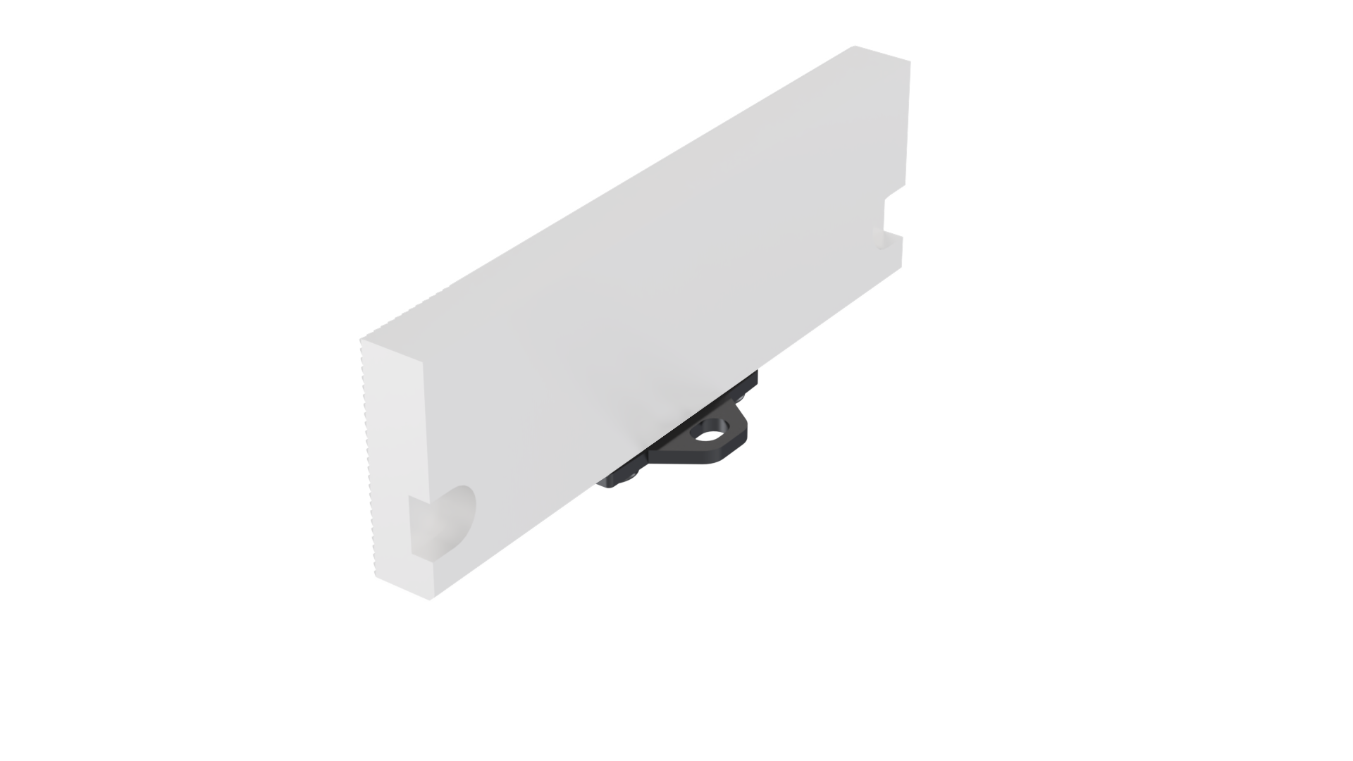 Stopper plate 40, 9 mm for movable jaw with Click system