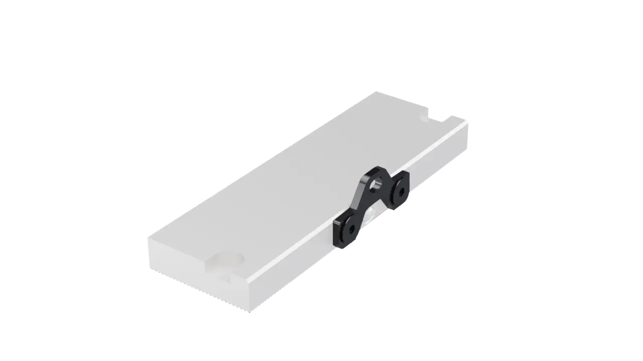 Stopper plate 40, 9 mm for movable jaw with Click system