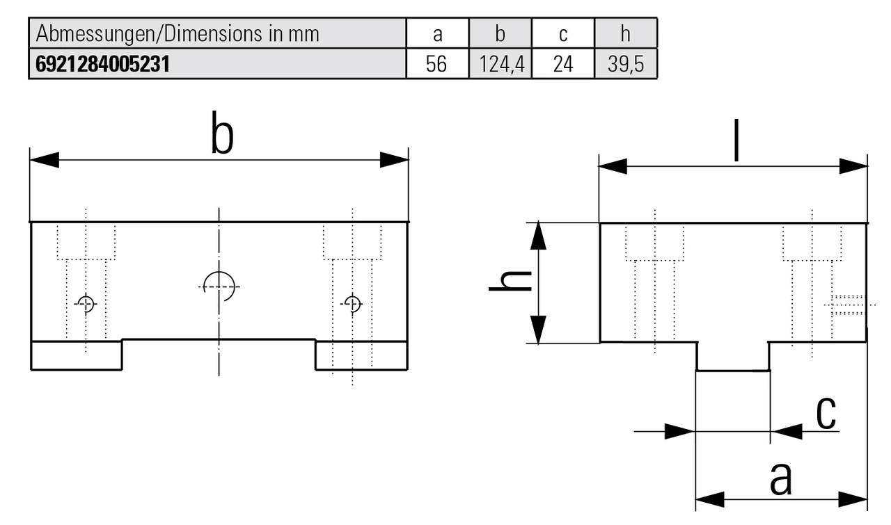 Hard basic jaw fixed without serration