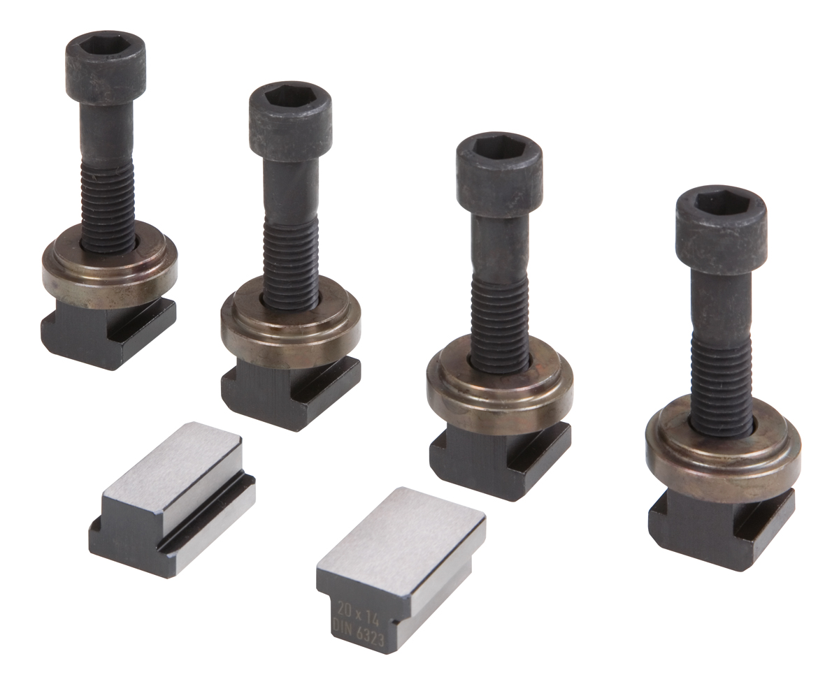 Aligning and fixing set T-slot 22/M16