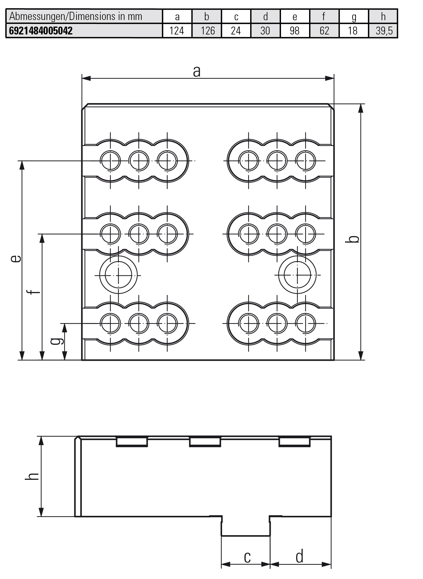 Support jaw for universal gripper set fixed