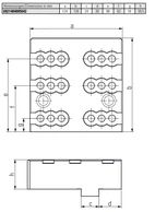 Support jaw for universal gripper set fixed