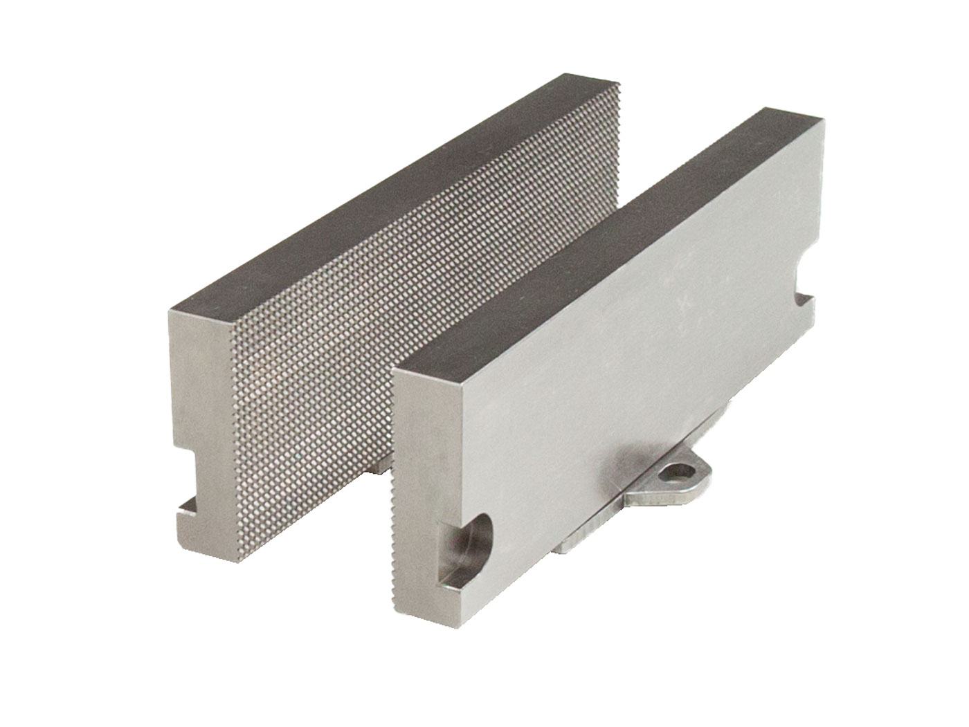 Click jaw with cross grooving (pair)