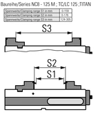 Pull-down jaw movable
