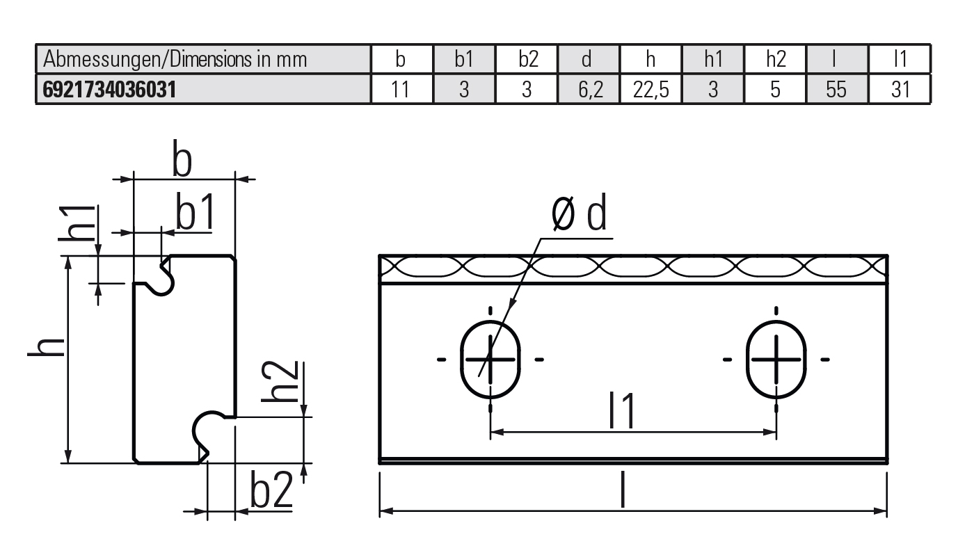 Gripp-strip reversible