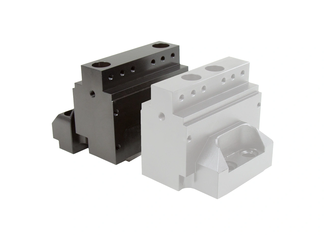 Jaws for five-sided machining fixed