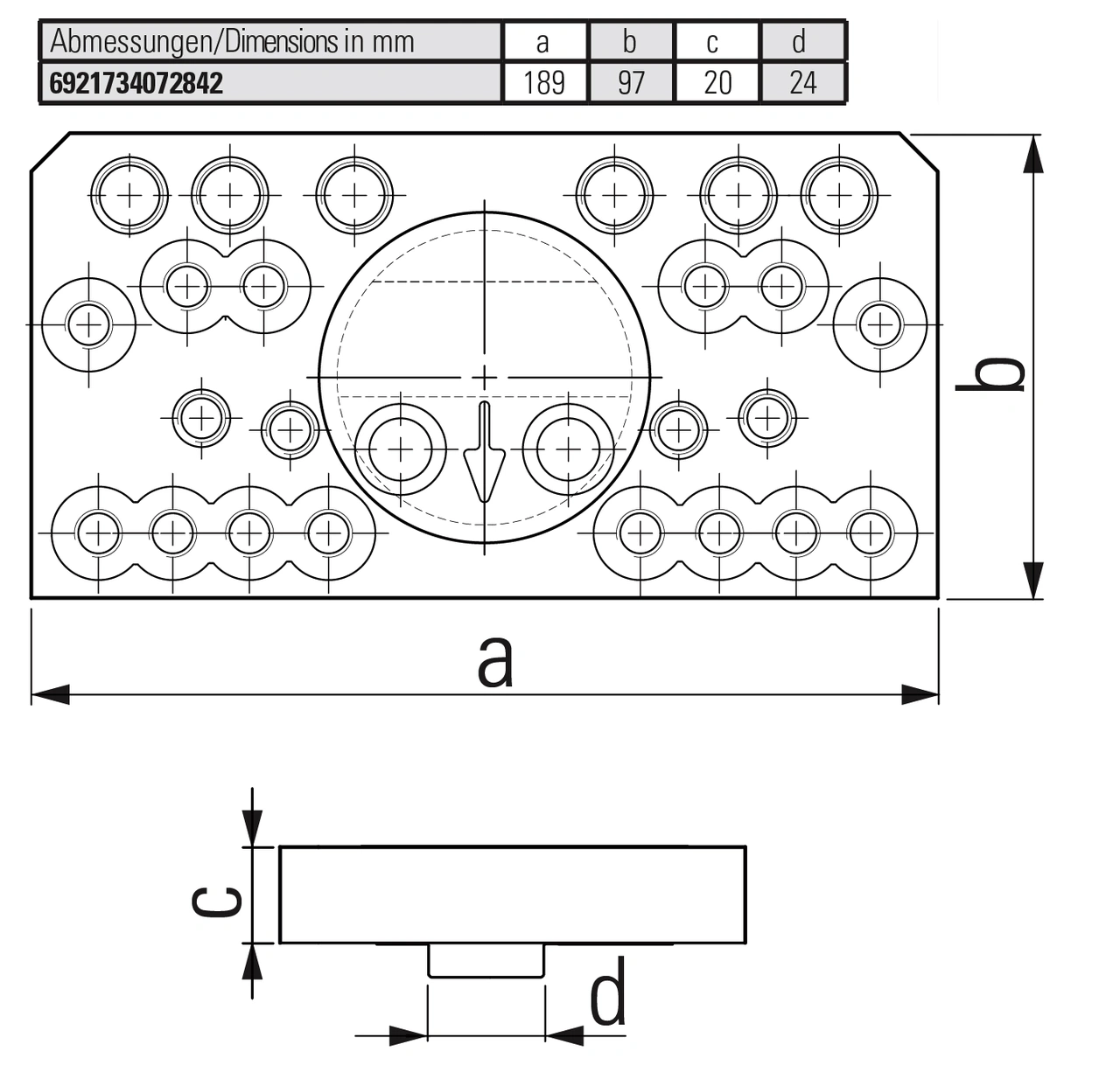 Support jaw movable, pivot