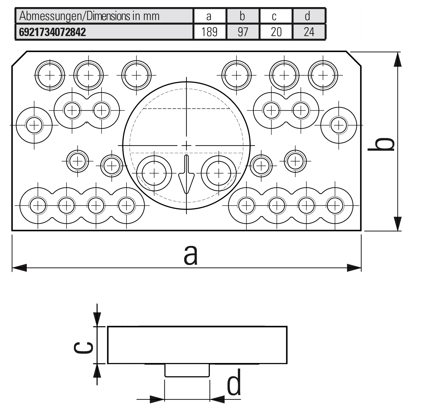 Support jaw movable, pivot