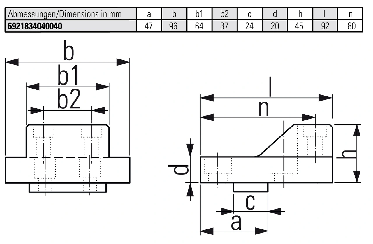 Reduced-width jaw movable for gripper studs