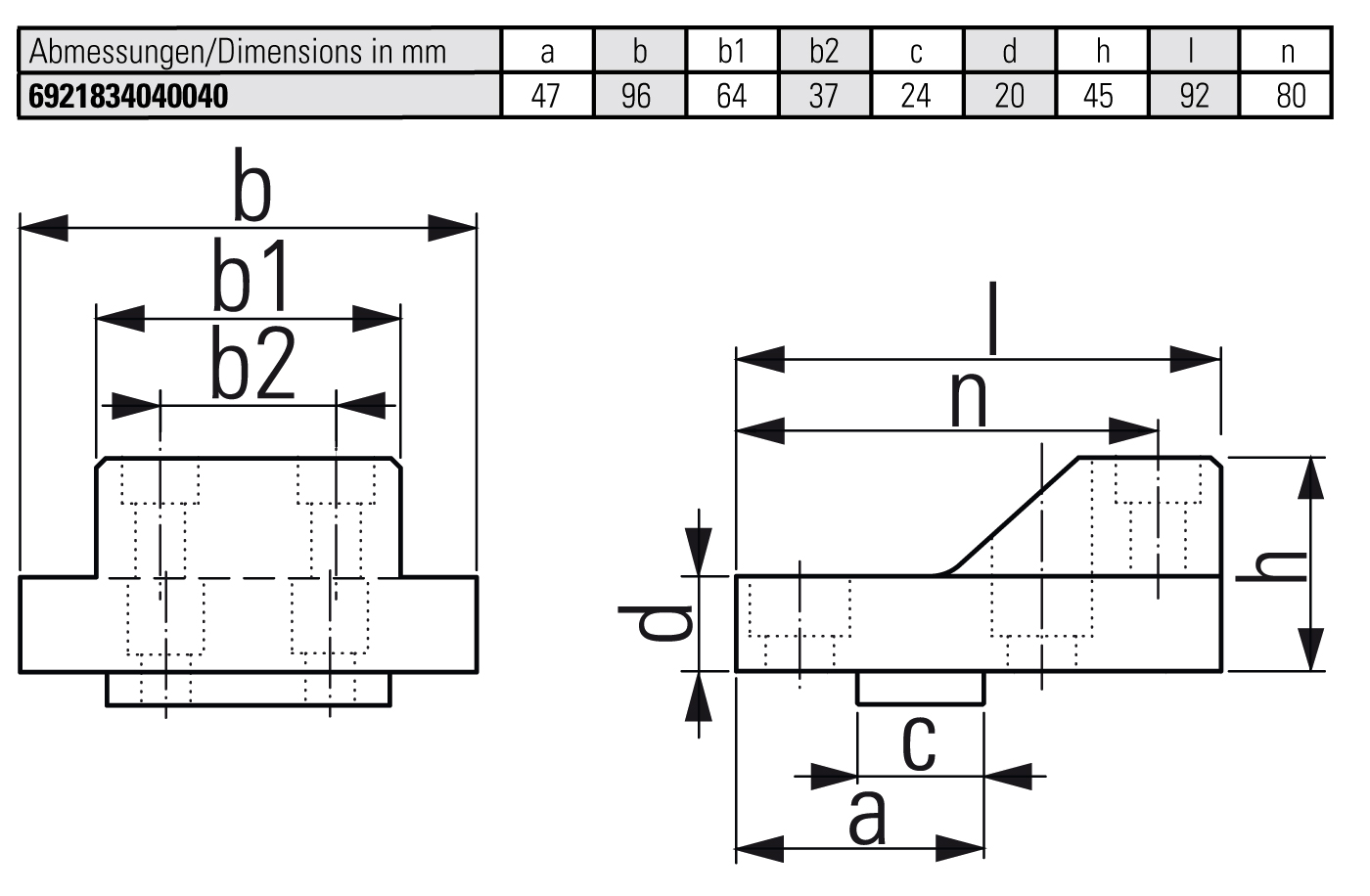 Reduced-width jaw movable for gripper studs