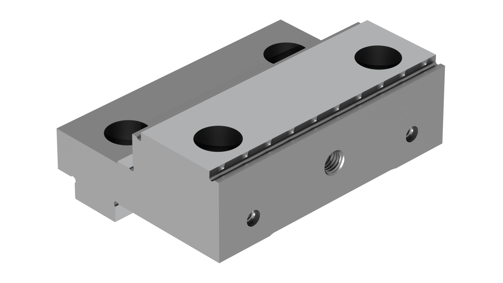 Gripp jaw fixed with integrated gripper row