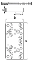 Support jaw fixed 160