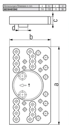 Support jaw movable, pivot 160