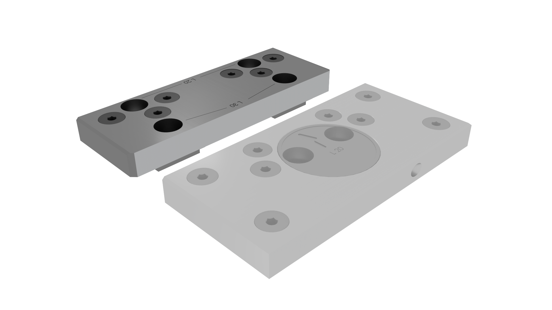 Support jaws for gripper studs fixed