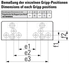 Support jaws for gripper studs fixed