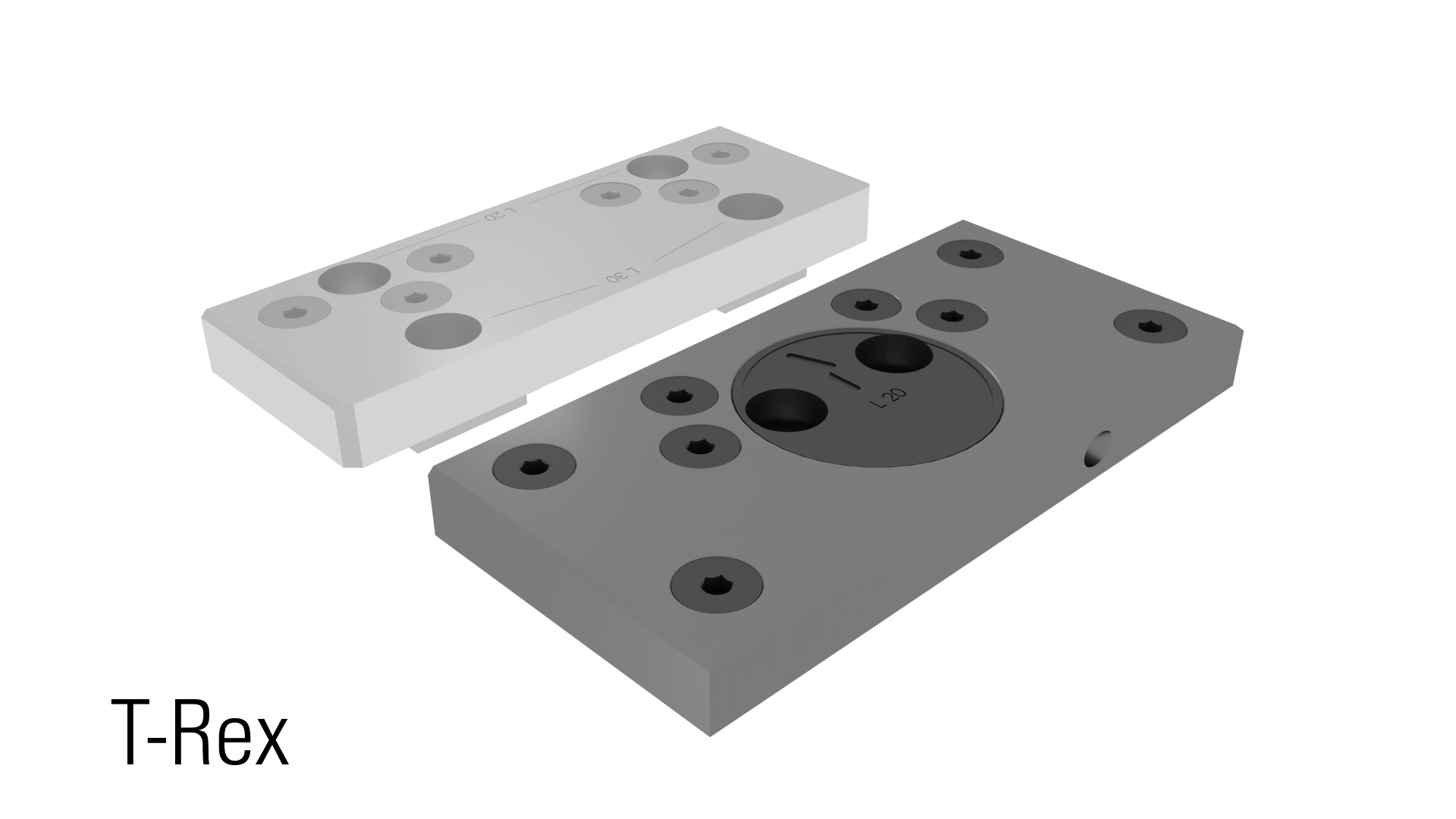 Support jaw for gripper studs movable, pivot