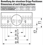 Support jaw for universal gripper set movable, pivot