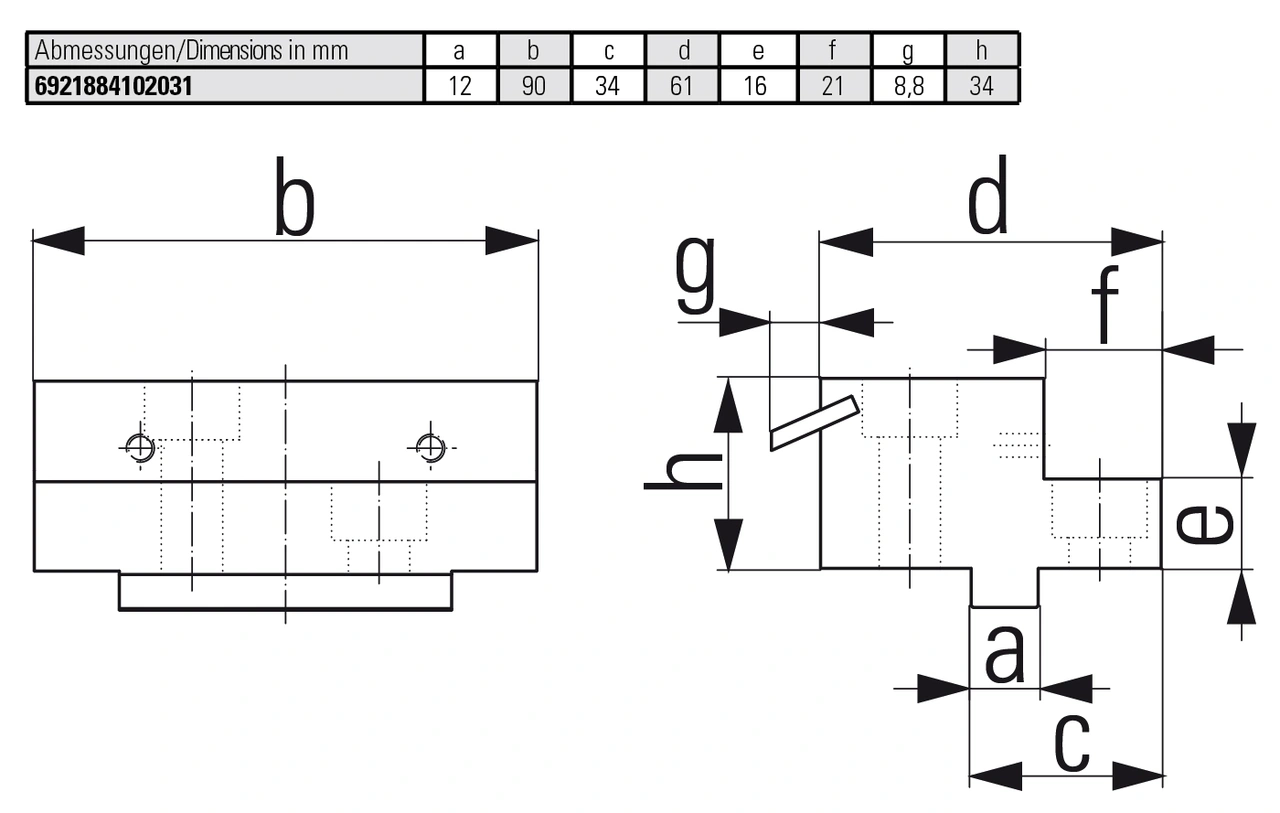 Universal pull-down jaw movable