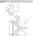 Step jaw fixed for gripper studs 160