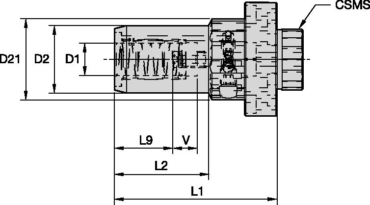 HYDRAULIC CHUCK Ø12 SIF 70