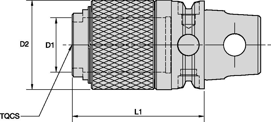 KM50TS SOLID TAP CHUCK Ø31X75MM