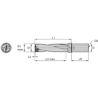 BORR 19MM 4xD IK WB Drill Fix PRO