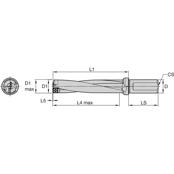 BORR 12.5MM 5xD IK WB Drill Fix PRO