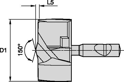 TDMX INSERT FPE D=18.00MM