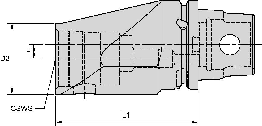 KM63XMZ TO KM50 OFFESET REDUCER 17X115MM