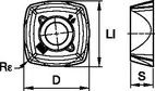 VXF-16 MILLING INSERT