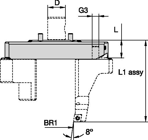 Brygga 124-152mm