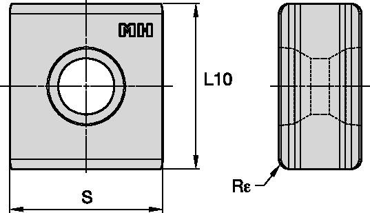 M4070 MILLING INSERT