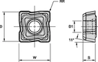 DRILLING INSERT FOR PERIPHERY POCKET