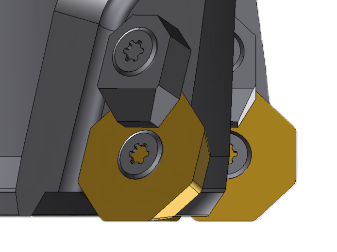 Skärskruv och klamp