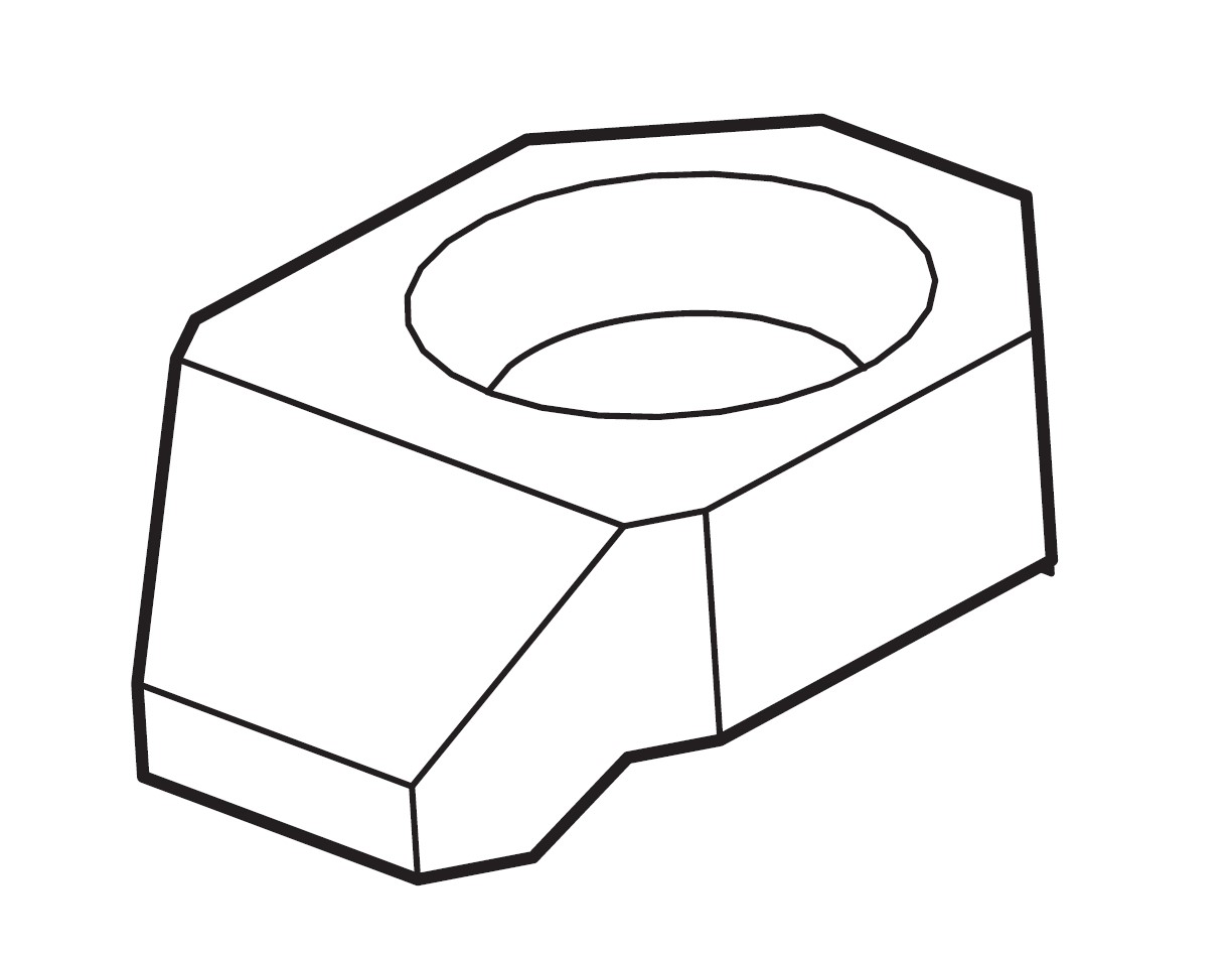 STEEL CLAMP FOR CERAMIC INSERT RP0602