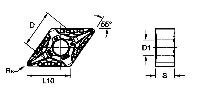 ANSI/ISO Turning Insert DN..