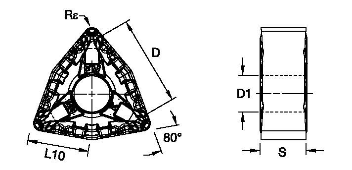 ANSI/ISO Turning Insert WN..
