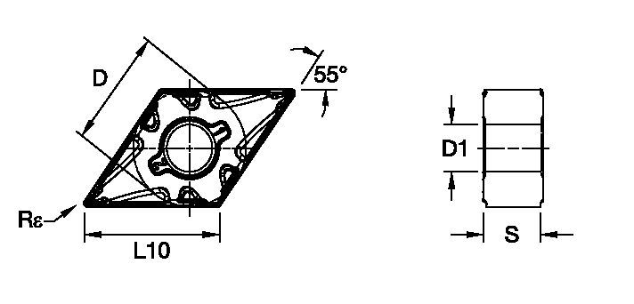 ANSI/ISO Turning Insert DN..