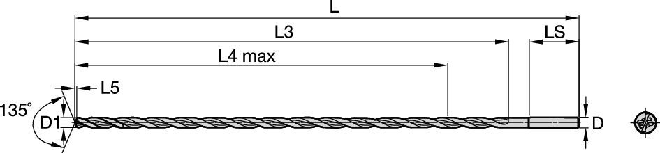BORR 4.2MM 40xD IK CYL
